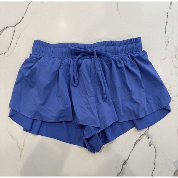 Pixie Lane NWT Butterfly Shorts in Blue Size 6 - Picture 1 of 2